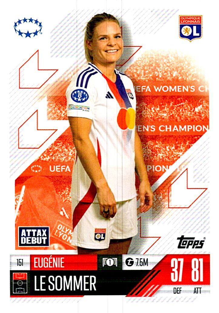 Match Attax Extra 2025 Eugénie Le Sommer nº151