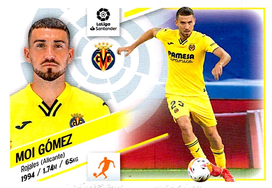 Cromo Liga Este 2022/2023 MOI GOMEZ VILLARREAL CF Nº14B