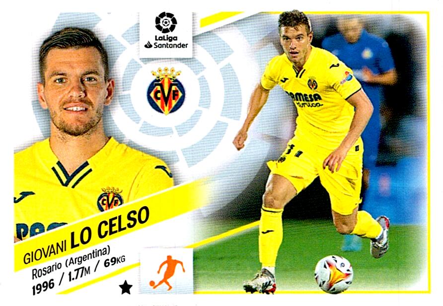 Cromo Liga Este 2022/2023 LO CELSO VILLARREAL CF Nº15A