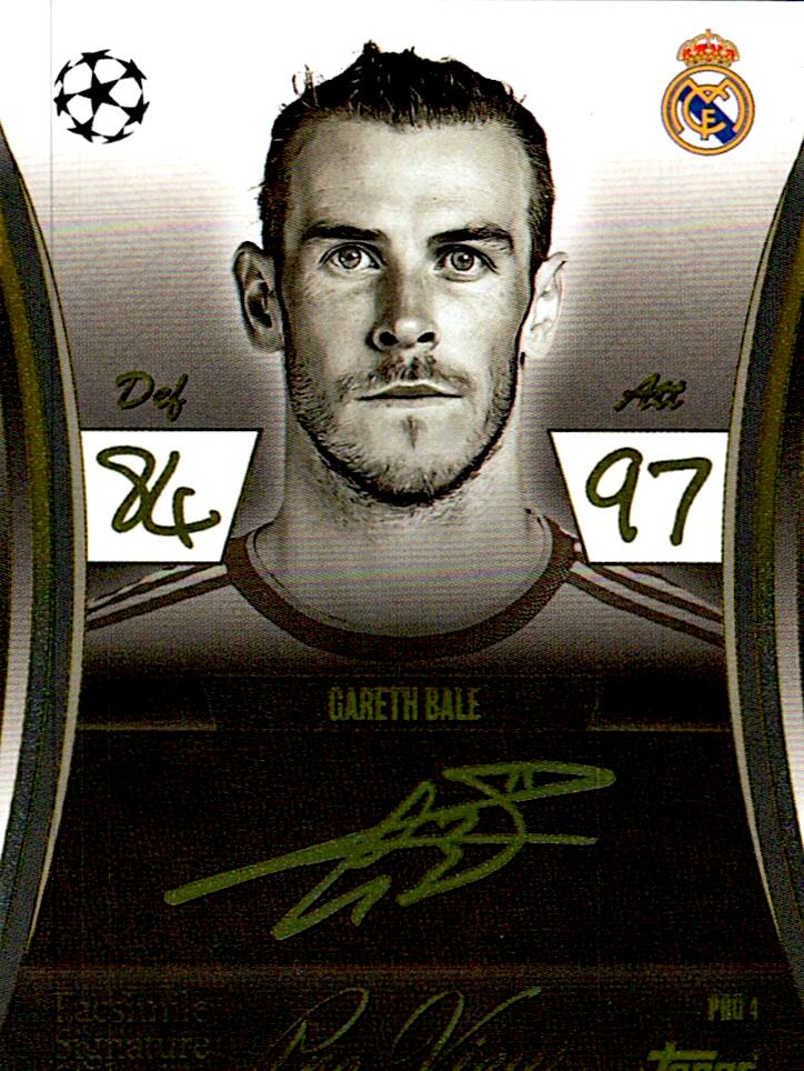 TOPPS MATCH ATTAX EXTRA 2025/26 GARETH BALE PRO VIEW SIGNATURE STYLE NºPRO4
