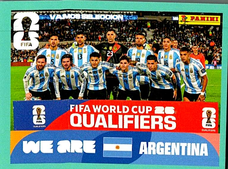STICKERS FIFA WORLD CUP 2026 ALINEACION NºARG 13