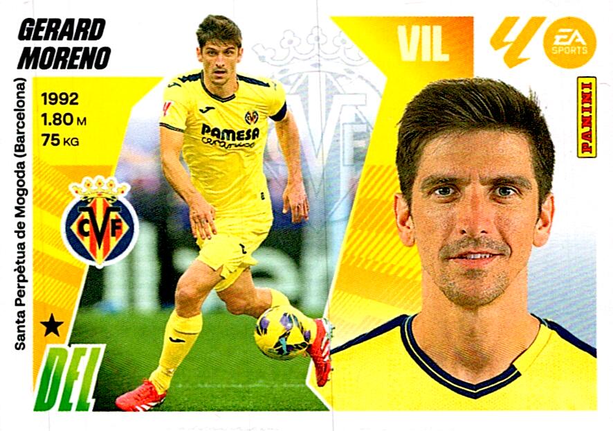 LIGA ESTE 2025/2026 VILLARREAL CF GERARD MONERO Nº18
