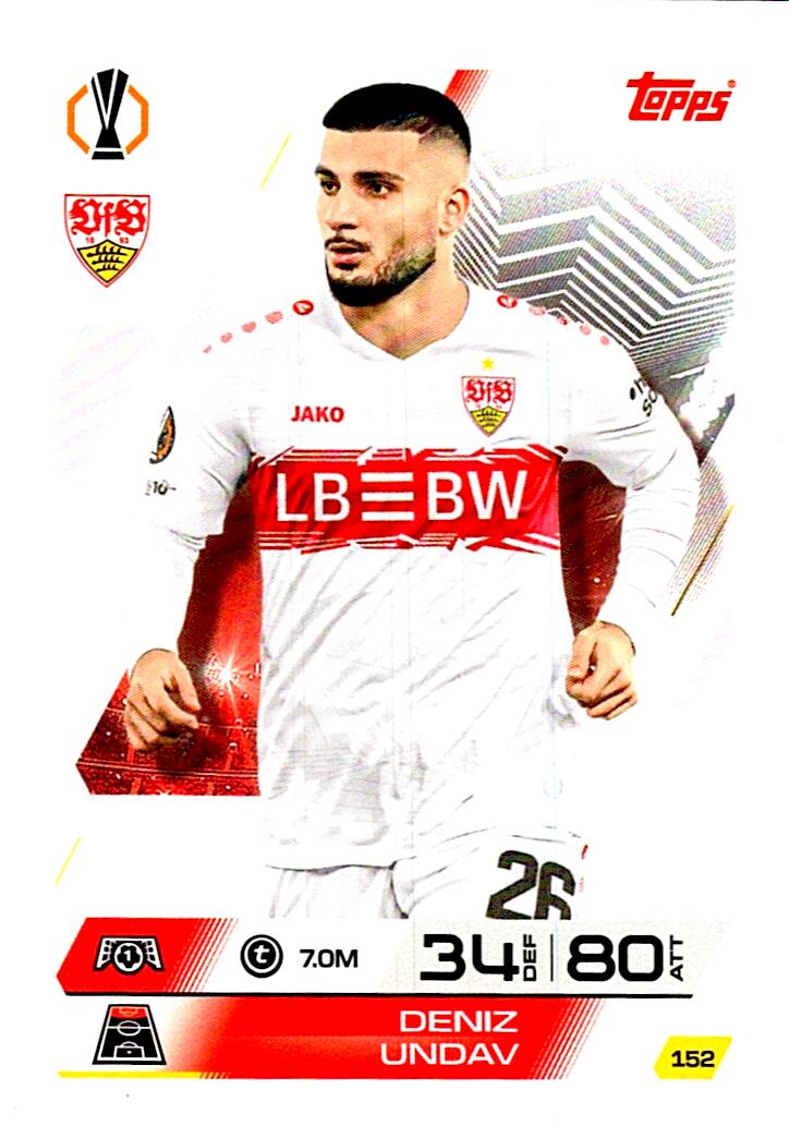 MATCH ATTAX CHAMPIONS LEAGUE 2025/2026 DENIZ UNDAV Nº152