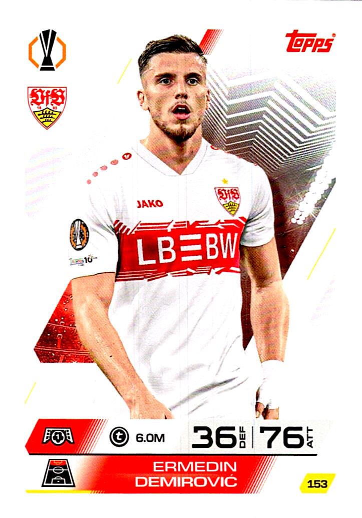 MATCH ATTAX CHAMPIONS LEAGUE 2025/2026 ERMEDIN DEMIROVIC Nº153