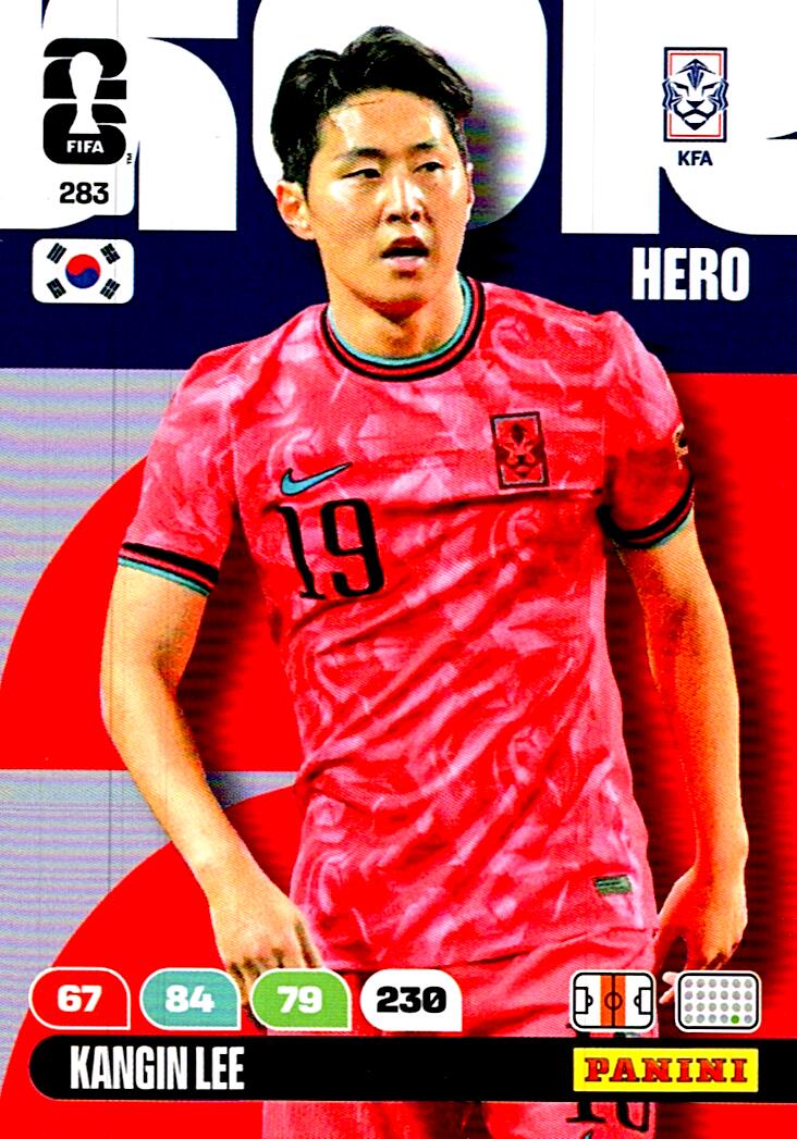 ADRENALYN WORLD CUP 2026 KANGIN LEE KOREA REPUBLIC Nº283