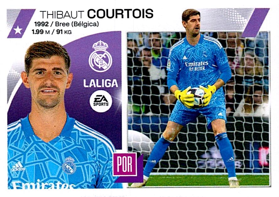 LIGA ESTE 2023/24 COURTOIS REAL MADRID 3