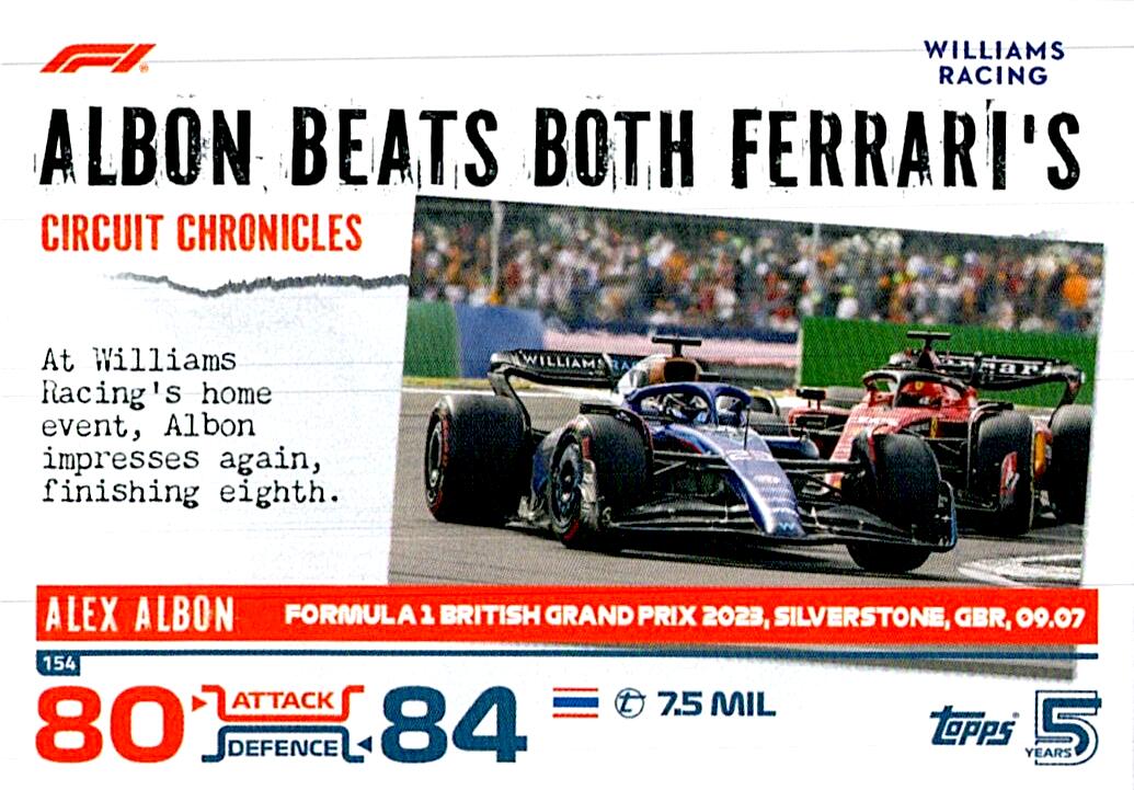 TOPPS TURBO ATTAX 2024 Nº154