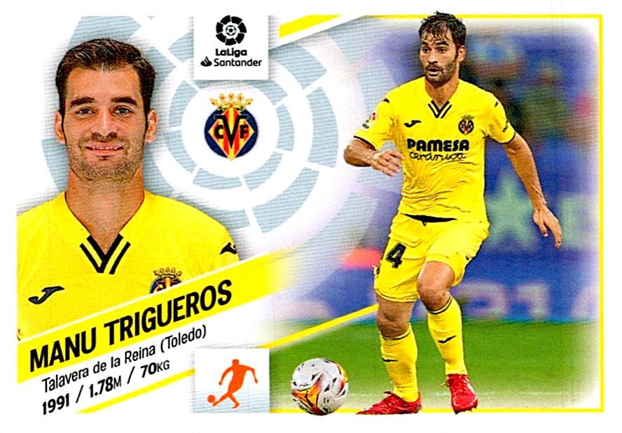 Cromo Liga Este 2022/2023 MANU TRIGUEROS VILLARREAL CF Nº16