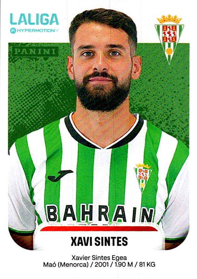 LALIGA HYPERMOTION 2025-26 XAVI SINTES CORDOBA Nº142