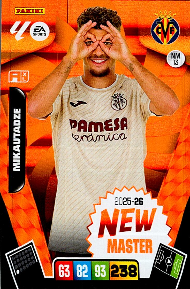 ADRENALYN LA LIGA 2025/2026 MIKAUTADZE NEW MASTER NMº13