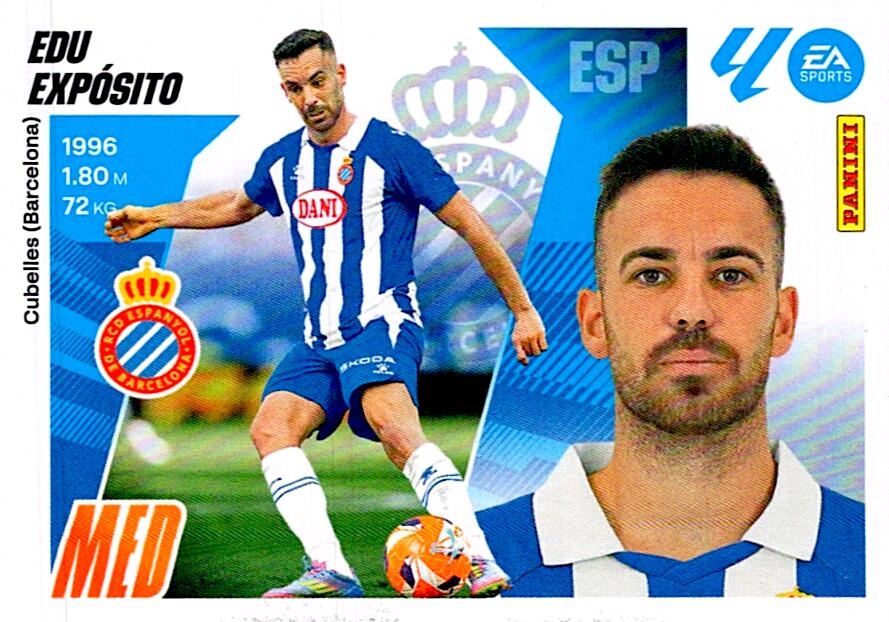 LIGA ESTE 2025/2026 RCD ESPANYOL EDU EXPOSITO Nº14