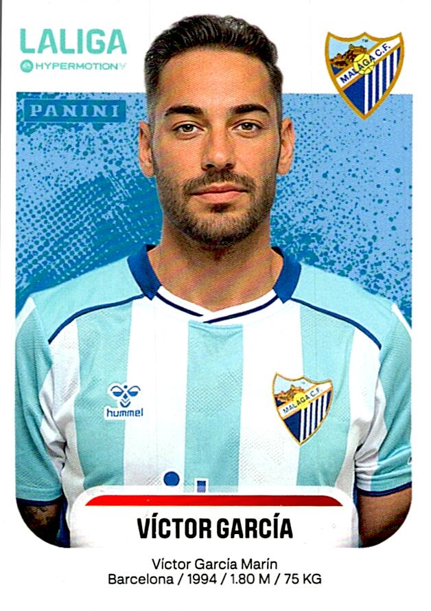 LALIGA HYPERMOTION 2025-26 VICTOR GARCIA MALAGA Nº295
