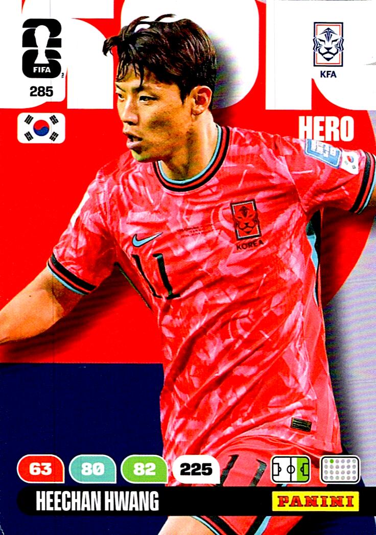 ADRENALYN WORLD CUP 2026 HEECHAN HWANG KOREA REPUBLIC Nº285