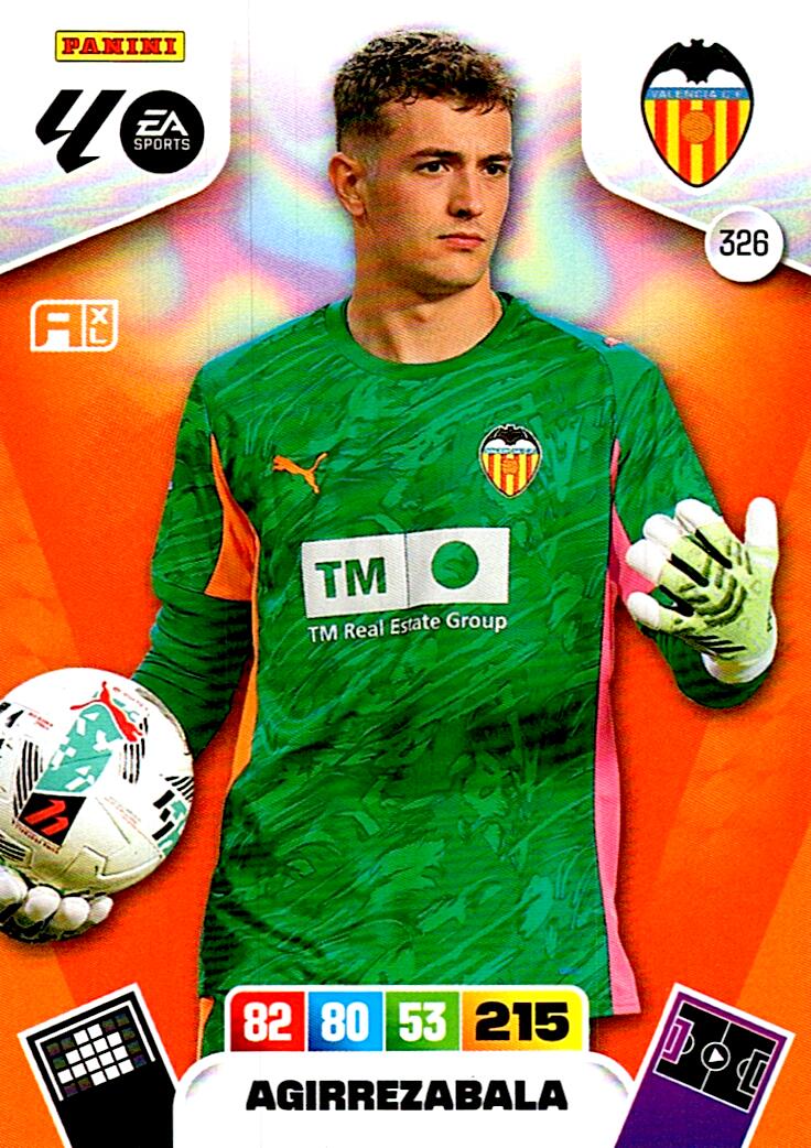 ADRENALYN LA LIGA 2025/2026 AGIRREZABALA VALENCIA CF Nº326