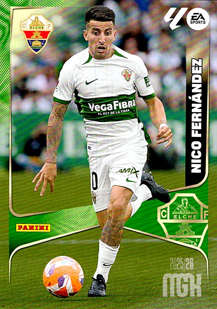 MEGACRACKS 2025/2026 ELCHE CF NICO FERNANDEZ Nº139