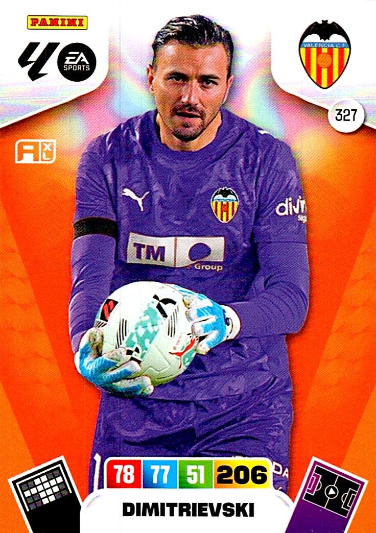 ADRENALYN LA LIGA 2025/2026 DIMITRIEVSKI VALENCIA CF Nº327