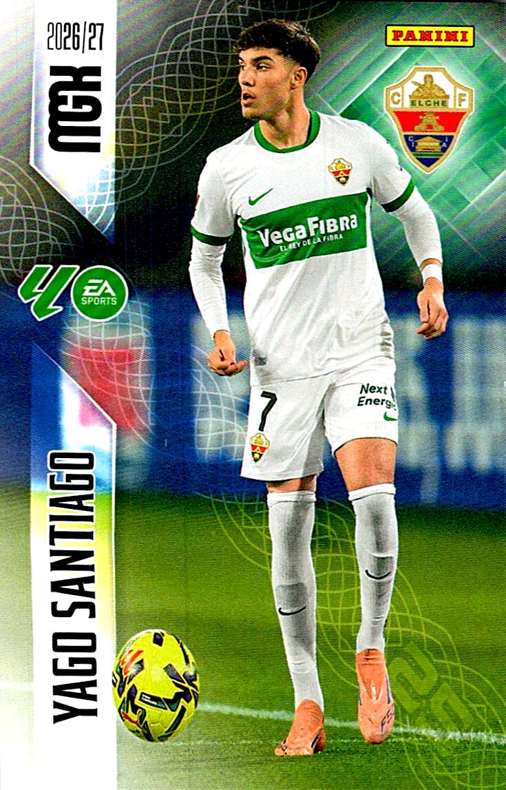 MEGACRACKS 2026/2027 YAGO SANTIAGO ELCHE CF Nº161
