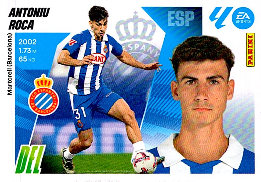 LIGA ESTE 2025/2026 RCD ESPANYOL ANTONIU ROCA Nº16