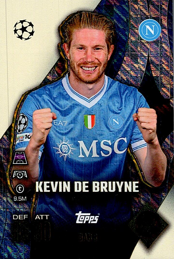 TOPPS MATCH ATTAX EXTRA 2025/26 KEVIN DE BRUYNE BUILD A BALLER NºBAB3