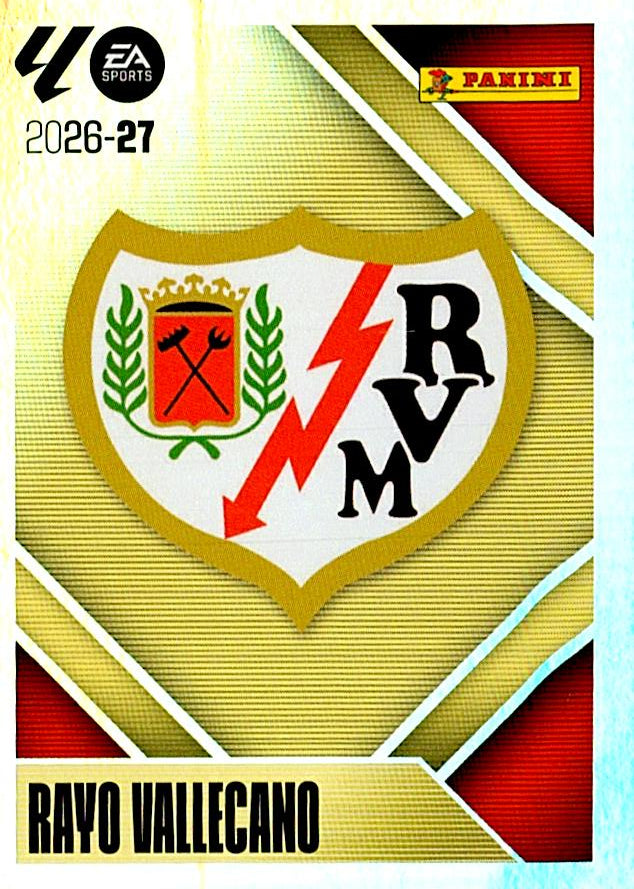 LIGA ESTE 2026/2027  RAYO VALLECANO ESCUDO Nº1