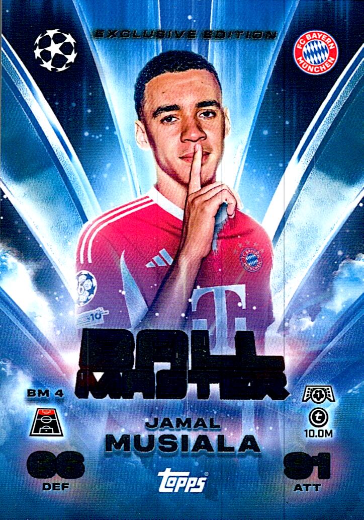 MATCH ATTAX CHAMPIONS LEAGUE 2025/2026 MUSIALA BALL MASTER NºBM4