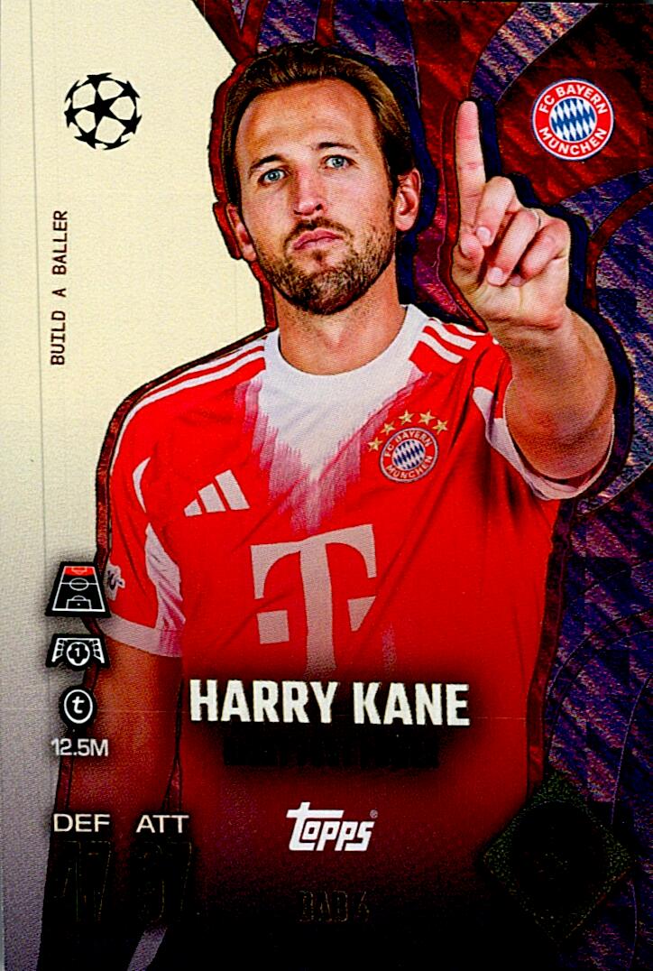 TOPPS MATCH ATTAX EXTRA 2025/26 HARRY KANE BUILD A BALLER NºBAB4
