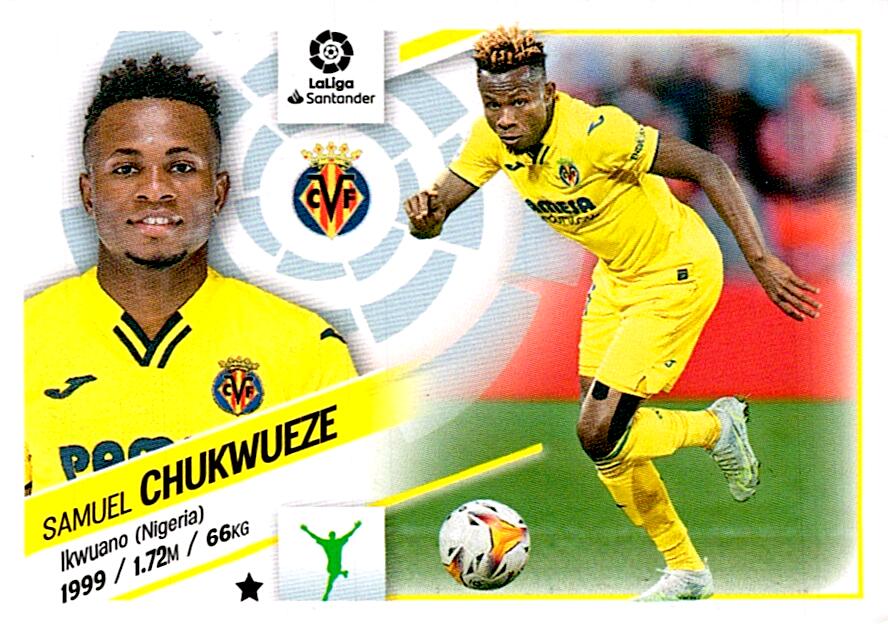 Cromo Liga Este 2022/2023 CHUKWUEZE VILLARREAL CF Nº18