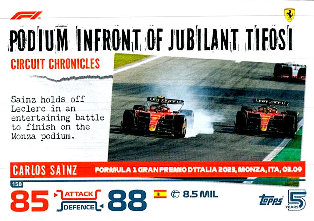 TOPPS TURBO ATTAX 2024 Nº158