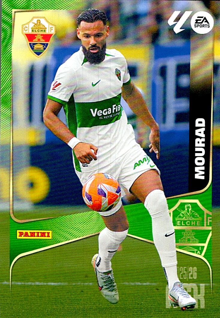 MEGACRACKS 2025/2026 ELCHE CF MOURAD Nº142