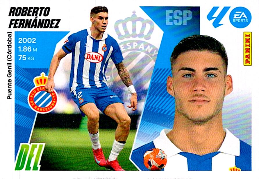LIGA ESTE 2025/2026 RCD ESPANYOL ROBERTO FERNANDEZ Nº18