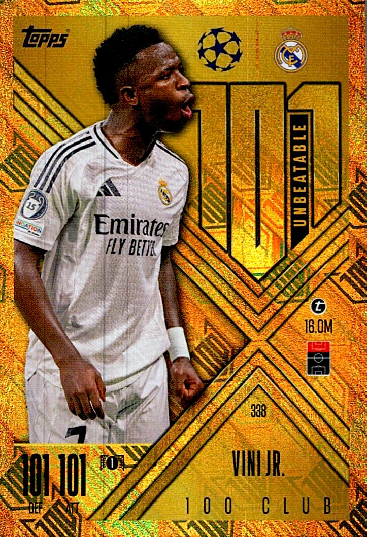 Match Attax Extra 2025 Vini Jr. 100 Club nº338