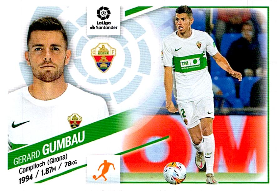Cromo Liga Este 2022/2023 GUMBAU ELCHE CF Nº12