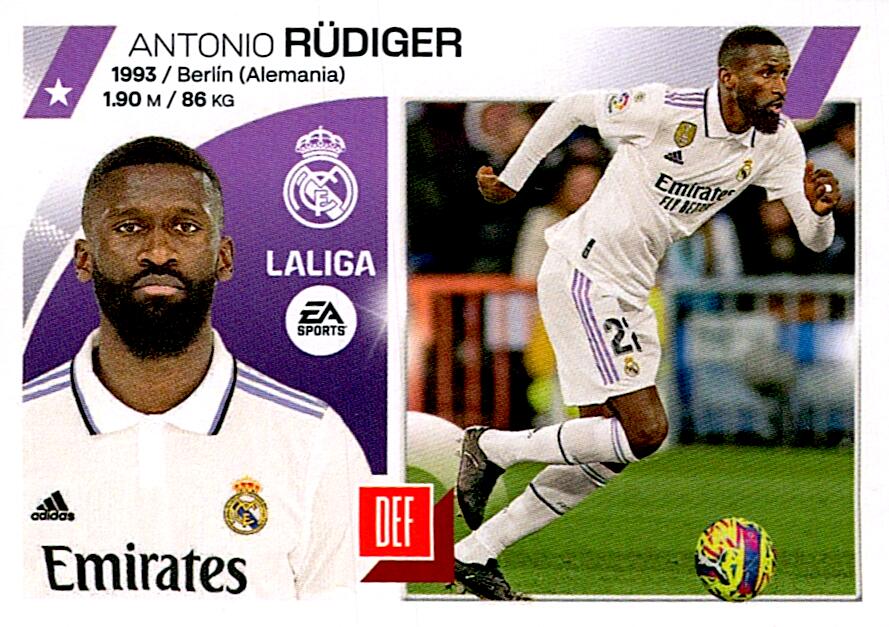 LIGA ESTE 2023/24 RÜDIGER REAL MADRID 9