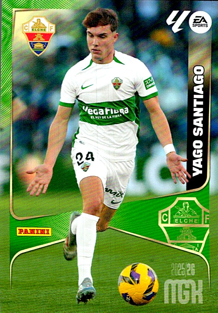 MEGACRACKS 2025/2026 ELCHE CF YAGO SANTIAGO Nº143