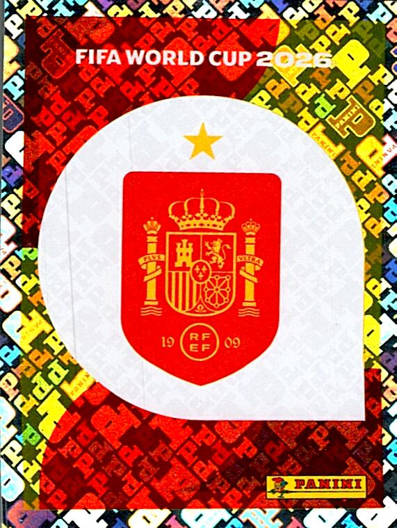 STICKERS FIFA WORLD CUP 2026 ESCUDO NºESP 1