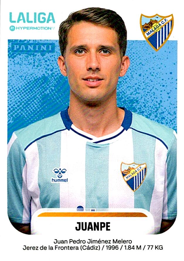 LALIGA HYPERMOTION 2025-26 JUANPE MALAGA Nº299B