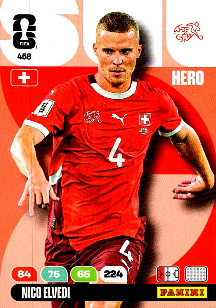 ADRENALYN WORLD CUP 2026 NICO ELVEDI SWITZERLAND Nº458