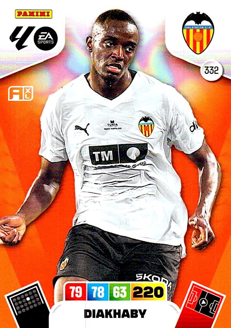 ADRENALYN LA LIGA 2025/2026 DIAKHABY VALENCIA CF Nº332