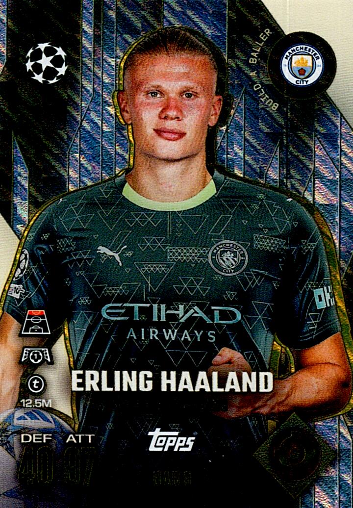 TOPPS MATCH ATTAX EXTRA 2025/26 ERLING HAALAND BUILD A BALLER NºBAB9
