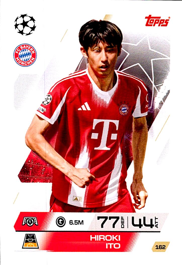 MATCH ATTAX CHAMPIONS LEAGUE 2025/2026 HIROKI ITO Nº162