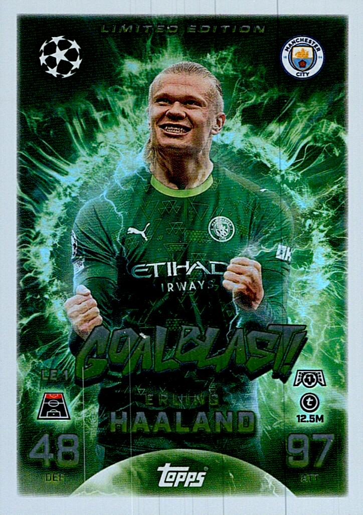 MATCH ATTAX CHAMPIONS LEAGUE 2025/2026 HAALAND LIMITED EDITION NºLE1