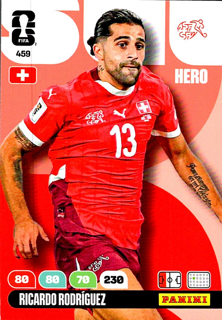 ADRENALYN WORLD CUP 2026 RICARDO RODRIGUEZ SWITZERLAND Nº459