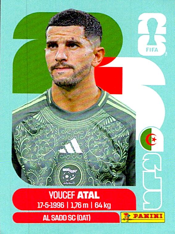 STICKERS FIFA WORLD CUP 2026 YOUCEF ATAL NºALG 4