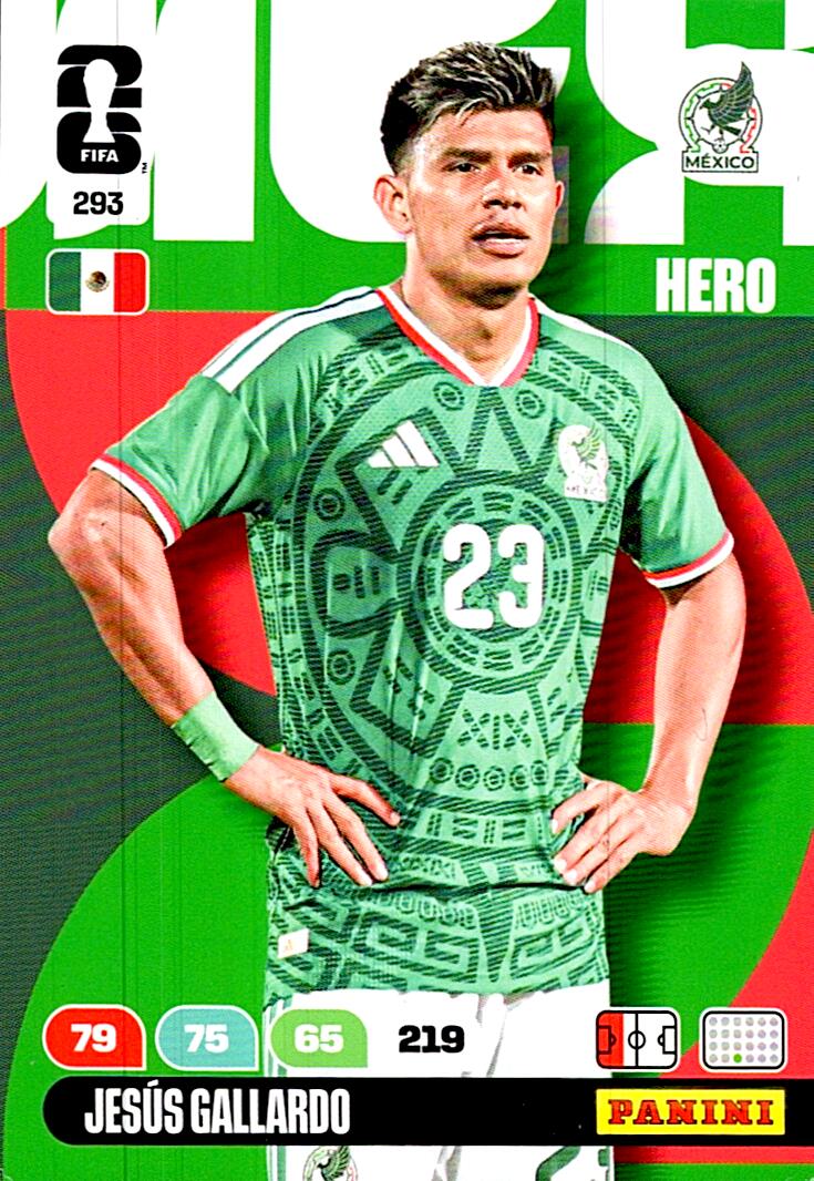 ADRENALYN WORLD CUP 2026 JESUS GALLARDO MEXICO Nº293