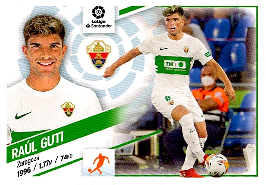 Cromo Liga Este 2022/2023 RAUL GUTI ELCHE CF Nº16