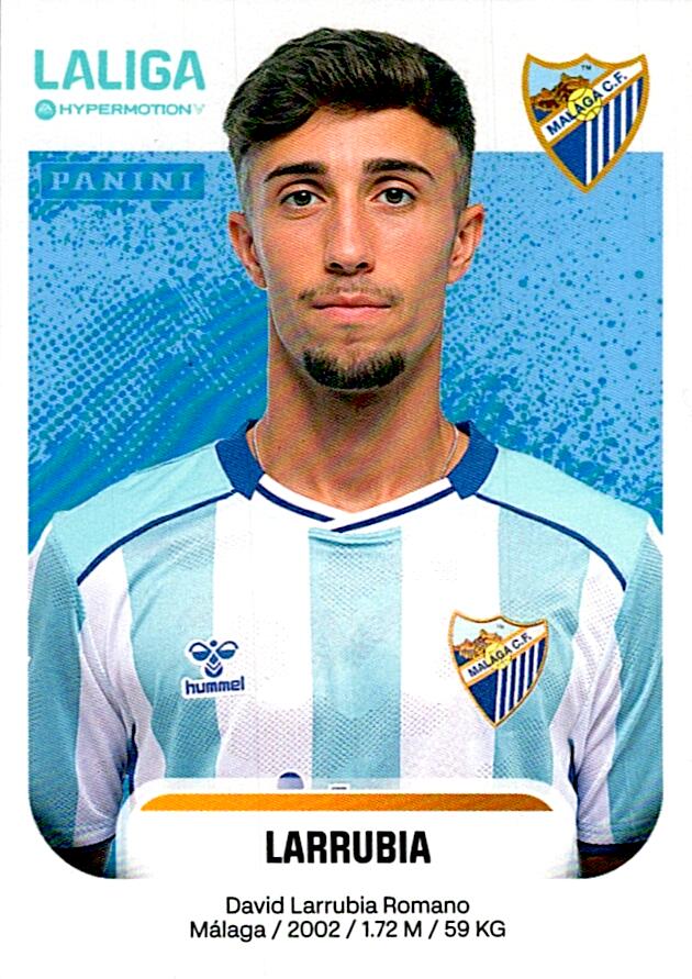 LALIGA HYPERMOTION 2025-26 LARRUBIA MALAGA Nº301