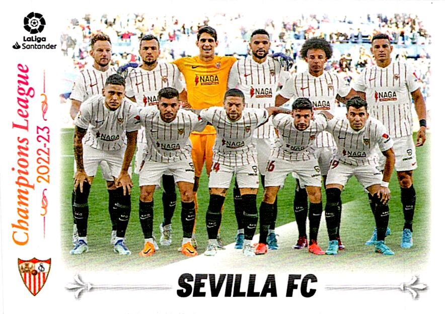 Cromo Liga Este 2022/2023 SEVILLA FC CUADRO DE HONOR Nº4