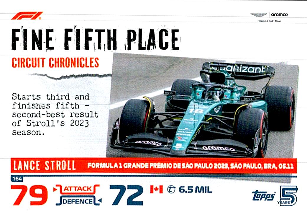 TOPPS TURBO ATTAX 2024 Nº164