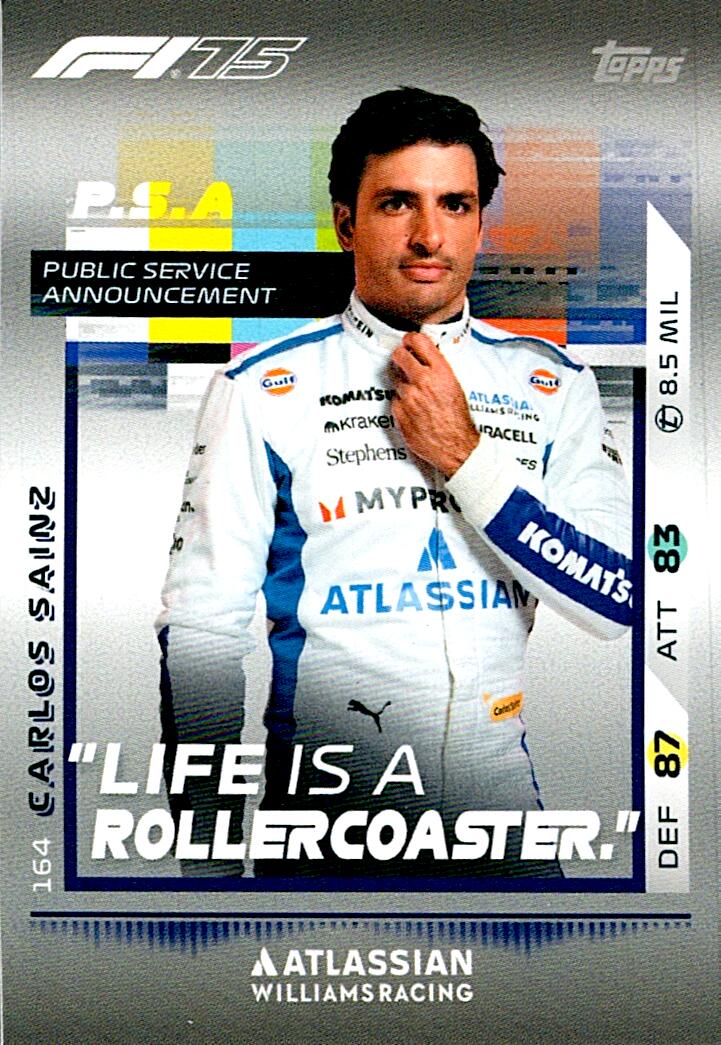 Turbo Attax 2025 P.S.A. CARLOS SAINZ nº164
