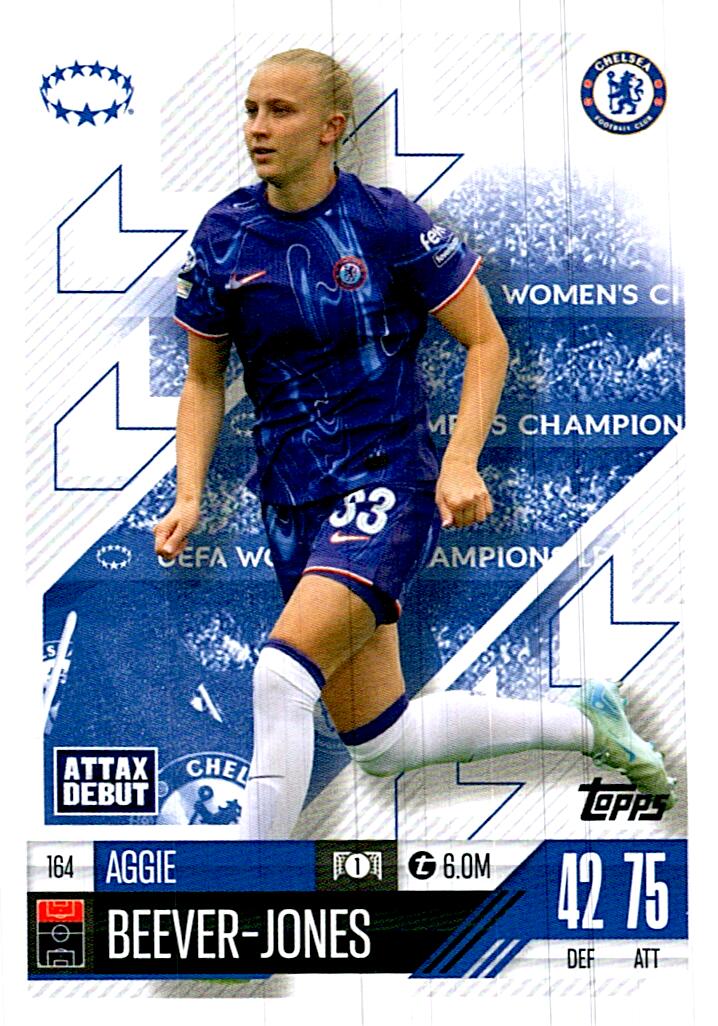 Match Attax Extra 2025 Aggie Beever-Jones nº164